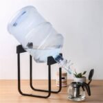 Support Distributeur d'Eau Manuel pour Bouteille 19 Litres, Porte-Fontaine Robuste avec Robinet Anti-Goutte, Idéal Cuisine et Bureau, Stable et Facile à Utiliser