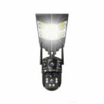 Lampadaire à Caméra de Surveillance Solaire 4G Extérieure PTZ V380 Pro, Autonome avec Éclairage LED Puissant, Audio Bidirectionnel et Détection de Mouvement pour Sécurité Renforcée, Vidéosurveillance Sans Fil Intelligente