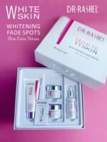 Kit Complet DR. RASHEL WHITE SKIN Éclaircissant Anti-Taches, Routine de Soin Visage 4 Pièces pour un Teint Unifié et Lumineux, Hydratant et Réducteur d'Hyperpigmentation