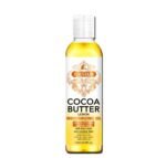Huile Hydratante Éclaircissante ROUSHUN au Beurre de Cacao et Citron, Anti-Taches et Unifiante, Soin Multi-Usages pour Peau, Cheveux et Corps, Formule Riche en Acide Kojique et Racine de Réglisse, Nourrissante et Réparatrice, 118ml
