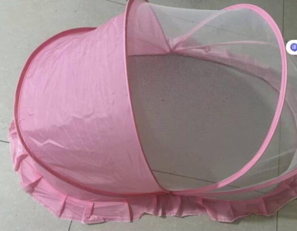 Moustiquaire Bébé Pliable Portable, Lit de Voyage Anti-Moustique et Anti-Insectes pour Nouveau-né, Berceau Couffin Respirant et Léger pour Sommeil Sécurisé (Bleu Ciel)