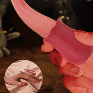 Vibrateur Clitoridien en Forme de Langue, Simulateur de Plaisir Féminin Intense, Jouet Intime Rechargeable et Silencieux pour Orgasmes Multiples, Masseur Personnel Étanche avec Modes de Vibration Variés en Silicone Médical