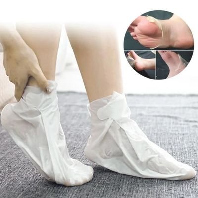 masque exfoliant pour les pieds a la lavande 40g (1) Masque Exfoliant pour Pieds Anti-Callosités et Peaux Mortes, Chaussettes Peeling Pédicure Réparatrices pour Talons Fendillés, Soin Hydratant Révélateur de Douceur et Lisse