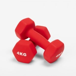kit 2 halteres 4 kg gym et vinyle fitness megara